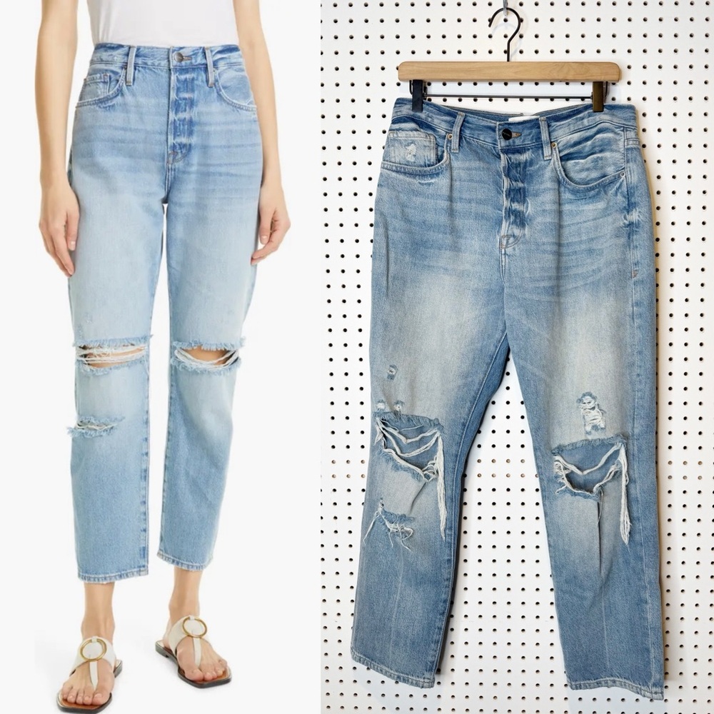Frame‎ | Le Original Jeans LOJ207 in Glacier Destruct Wash Sz. 29
